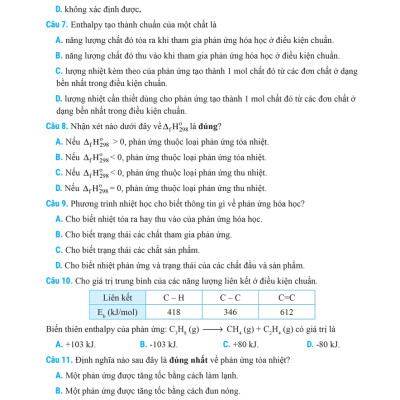 Bài Tập Bổ Trợ Nâng Cao Kỹ Năng Hóa Học Lớp 10 - Tập 2_MEGABOOK