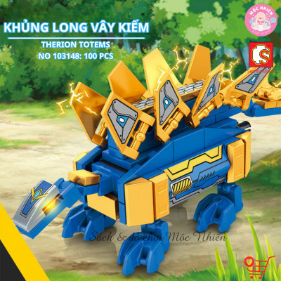Đồ chơi lắp ráp xếp hình SEMBO BLOCK - Thánh thú mạnh thần long (589 mảnh ghép) (6 trong 1 103145/6/7/8/9- 1013150) - Dành cho bé trai từ 6 tuổi
