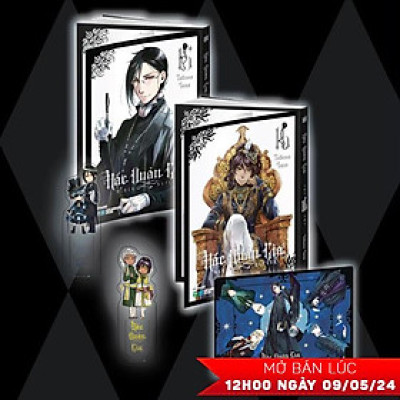 Bộ Manga Hắc Quản Gia - Tập 15 + Tập 16 (Bộ 2 Cuốn) - Tặng Kèm 2 Clear Bookmark + 1 Card Độc Quyền