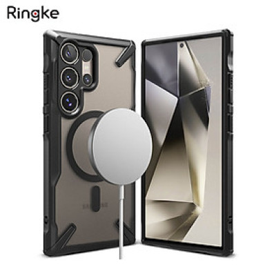 Ốp lưng dành cho Samsung Galaxy S24 Ultra RINGKE Fusion X Magnetic - Hàng Chính Hãng