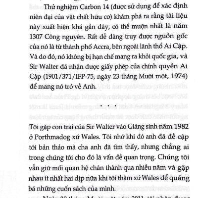 Bản Thảo Tìm Thấy Tại Accra