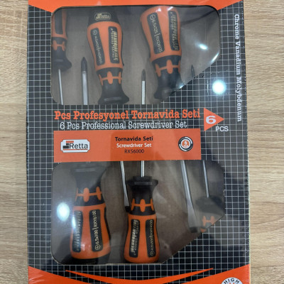 Bộ tua vít 6 chi tiết chuyên nghiệp Retta RXS6000 Thổ Nhĩ Kỳ
