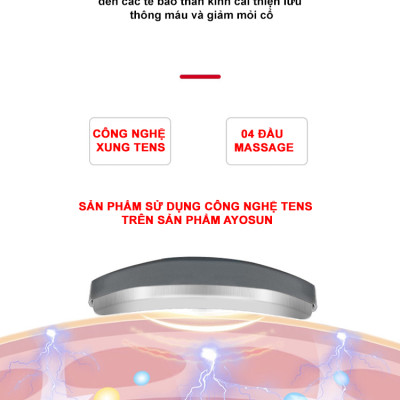 Máy Massage Cổ 5D aYosun TG – F600Premium ( Hàng Chính Hãng )