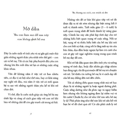 Yêu Thương Sai Cách Con Trách Cả Đời