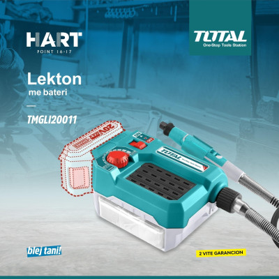 MÁY MÀI KHUÔN DÙNG PIN 20V (1 pin 2.0Ah + sạc) TOTAL TMGLI20011 - HÀNG CHÍNH HÃNG