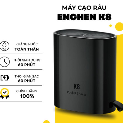 Máy cạo râu mini Enchen K8, chống nước, thiết kế đẹp, sang trọng và nhỏ gọn - Hàng chính hãng