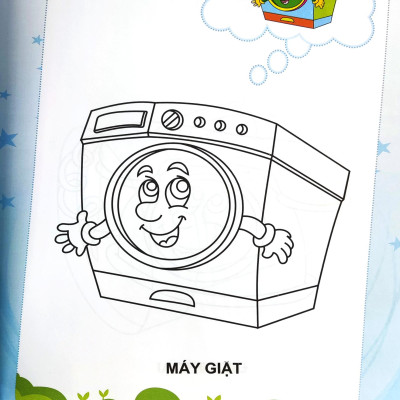 Bé Tập Tô Màu - Đồ Dùng Gia Đình (Tái Bản 2022)