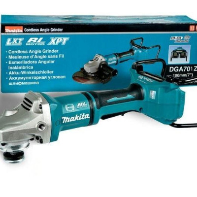 MÁY MÀI GÓC DÙNG PIN (180MM)(01 SẠC NHANH ,02 PIN 18V/ 5.0AH) MAKITA DGA701Z- HÀNG CHÍNH HÃNG