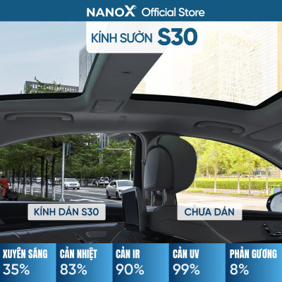Phim cách nhiệt ô tô 7 chỗ gói phổ thông NanoX