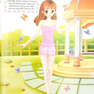 368 Bóc Dán Sticker - Hình Dán Trang Phục Công Chúa - Quyển 3 - Thời Trang