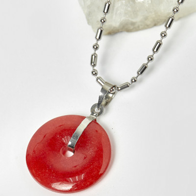 Cặp 2 mặt dây chuyền đồng điếu cẩm thạch huyết mệnh hỏa,t hổ - Ngọc Quý Gemstones