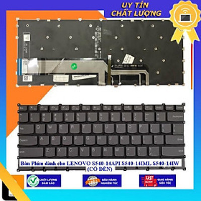 Bàn Phím dùng cho LENOVO S540-14API S540-14IML S540-14IW (CÓ ĐÈN) - Hàng Nhập Khẩu New Seal
