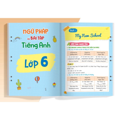 Sách - Sổ tay ngữ pháp và bài tập tiếng Anh lớp 6-7-8-9 (MG)