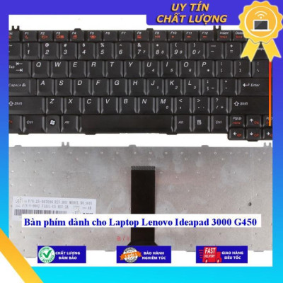 Bàn phím dùng cho Laptop Lenovo Ideapad 3000 G450  - Hàng Nhập Khẩu New Seal