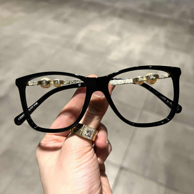 Kính mắt thời trang cao cấp cho nữ dáng vuông form to gọng ngọc cao cấp