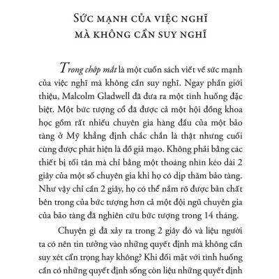 Trong Chớp Mắt - Blink (Tái Bản 2024)