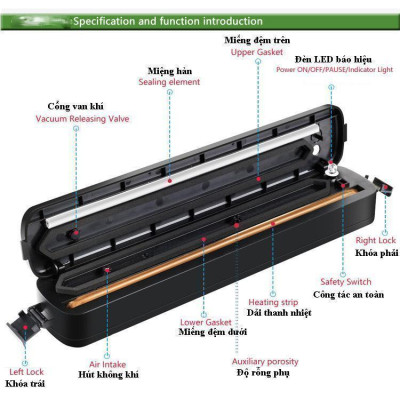 Máy Hút Chân Không Thực Phẩm Vacuum Sealer