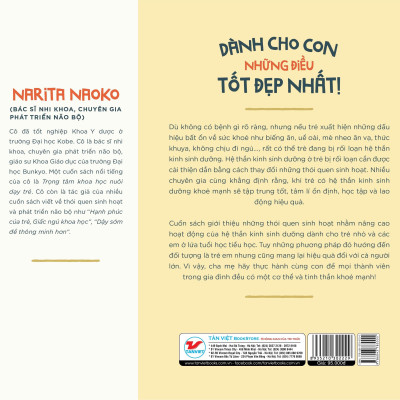 Dành Cho Con Những Điều Tốt Đẹp Nhất - 62 Thói Quen Tốt Giúp Trẻ Có Hệ Thần Kinh Sinh Dưỡng Khỏe Mạnh