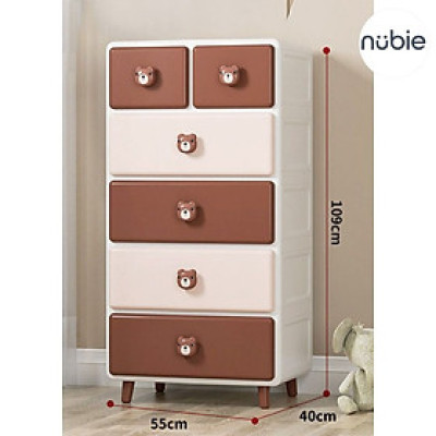 Tủ Đựng Đồ Cho Bé Nhiều Ngăn-Tủ Nhựa Đa Năng Gấu Thỏ 4 Tầng, Đựng Quần Áo Đồ Dùng Trẻ Em