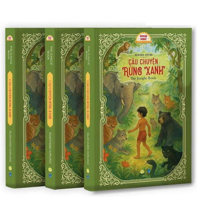 Sách - Câu Chuyện Rừng Xanh - The Jungle Book - Song Ngữ Việt-Anh