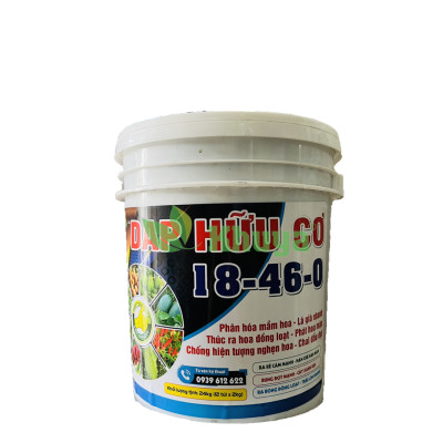 Phân bón Hoàng Hải DAP Hữu Cơ 18-46-0 Xô 24kg (12 túi x 2kg)