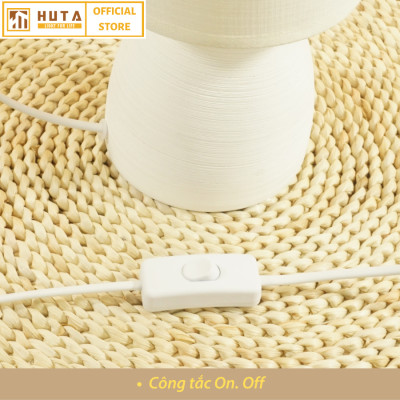 Đèn Ngủ HUTA Light For Life S2 Gốm Sứ Hiện Đại, Decor Trang Trí Phòng Ngủ, Điều Chỉnh Độ Sáng, Đèn Vàng Bóng LED Tiết Kiệm Điện