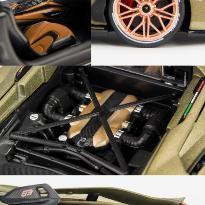 Mô hình xe Lamborghini Sian FKP 37 1:18 Bburago - 18-11046