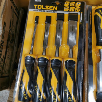 BỘ 3 ĐỤC CÁN NHỰA 6,13,19,25mm TOLSEN 25384 - HÀNG CHÍNH HÃNG