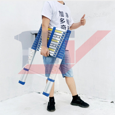 Thang nhôm rút đơn DIY TL-I-50S chiều cao sử dụng tối đa 5.0m - Tiêu chuẩn an toàn chất lượng Châu Âu