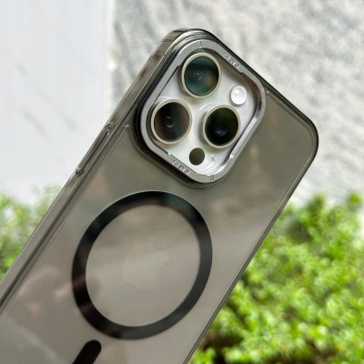 Ốp lưng dành cho iPhone 16 Pro Max, iPhone 16 Pro hiệu X-Level Misty Shade hỗ trợ sạc không dây, lưng kính trong màu mỏng, không ố bay màu cao cấp - Hàng chính hãng.