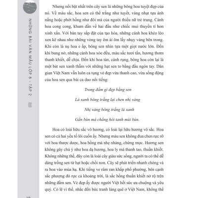 Những Bài Văn Mẫu Lớp 8 (Tập 2)