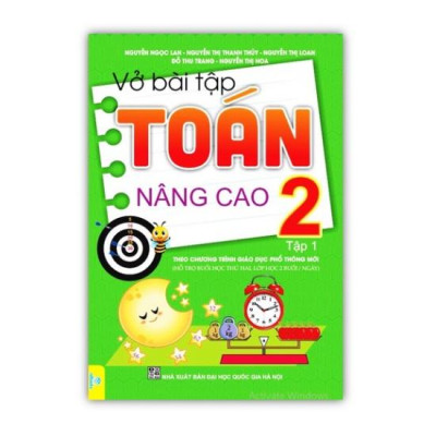 Sách - Combo Vở Bài Tập Toán Nâng Cao 2 - Tập 1 + 2 (Theo Chương Trình Giáo Dục Phổ Thông Mới)