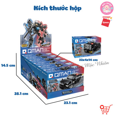 Đồ Chơi Lắp Ráp Xếp Hình: Biệt Đội Cảnh Sát - Qman 41107 (741 Chi tiết)