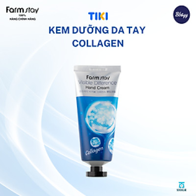 Kem Dưỡng Da Tay Collagen _ Farmstay Visible Difference Hand Cream Collagen