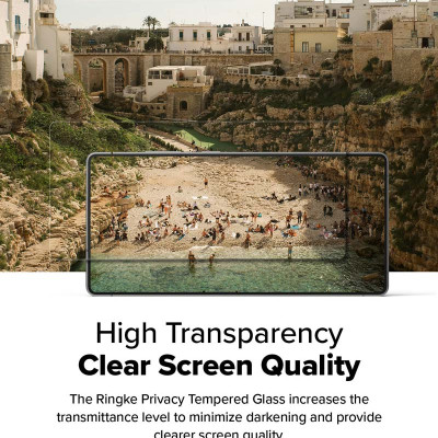 [Combo 2] Dán cường lực chống nhìn trộm cho Samsung Galaxy S25 Ultra RINGKE Easy Slide Privacy Tempered Glass - Hàng Chính Hãng