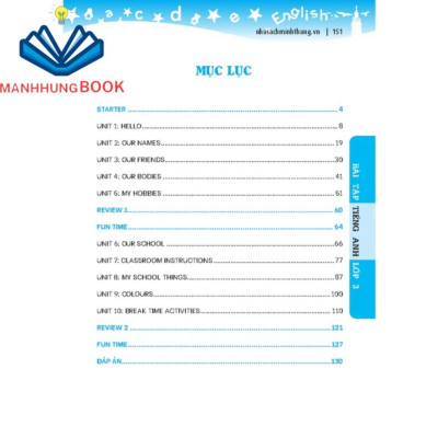 Sách - GLOBAL SUCCESS - Bài tập tiếng anh lớp 3 tập 1 (có đáp án)