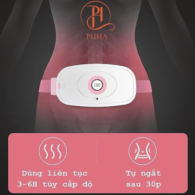 Đai massage bụng kinh-A858, máy làm ấm tử cung, giảm đau ngày rụng dâu