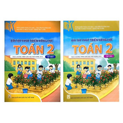 Sách - Combo Bài tập phát triển năng lực môn Toán lớp 2 (2 tập) - Theo chương trình giáo dục phổ thông 2018