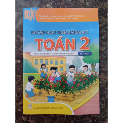Sách - Combo Bài tập phát triển năng lực môn Toán lớp 2 (2 tập) - Theo chương trình giáo dục phổ thông 2018