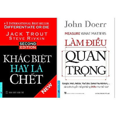 Combo 2 Cuốn Sách: Khác Biệt Hay Là Chết + Làm Điều Quan Trọng
