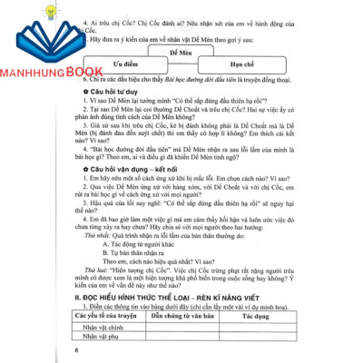 SÁCH - phát triển kĩ năng đọc - hiểu và viết văn bản theo thể loại môn ngữ văn 6 (bám sát sgk kết nối)