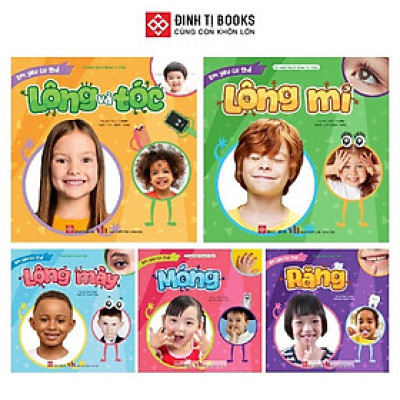 Sách - Em Yêu Cơ Thể - Combo 5 Chủ Đề - Đinh Tị Books