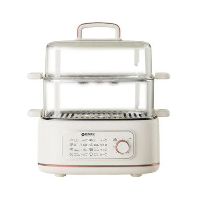 Nồi lẩu hấp thủy nhiệt Mishio MK382 khay hấp inox 304 - Hàng chính hãng