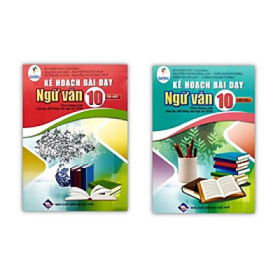 Sách - Combo Kế hoạch bài dạy Ngữ Văn 10 - Tập 1 + 2 (Cánh diều)