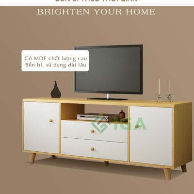 Kệ Tivi Phòng Khách IGA Hiện Đại Dễ Dàng Kết Hợp Với Ghế Sofa và Bàn Trà - GP142