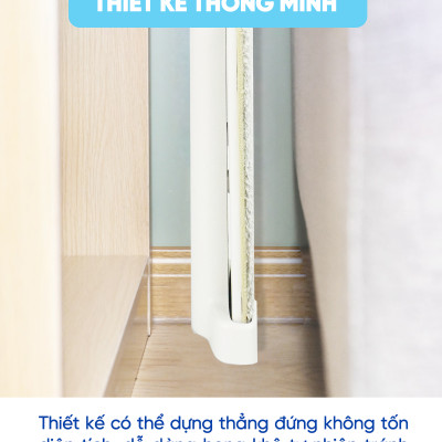 Cây Lau Nhà MyJae Đài Loan Sợi Microfiber Tự Vắt Kháng Khuẩn Ag+ 120cm