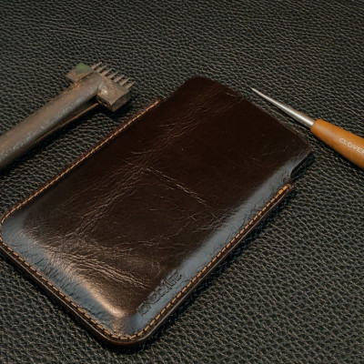 Bao da rút IONECASE cho điện thoại 14 pro max, 13 pro max, 12 pro max, XS Max, 14 plus Da Bò Thật mẫu 2