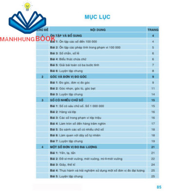 Sách - Phát Triển Năng Lực Tự Học Toán 4 - Biên soạn theo chương trình GDPT mới.