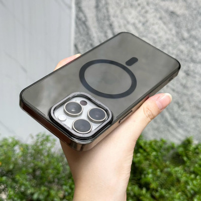 Ốp lưng dành cho iPhone 16 Pro Max, iPhone 16 Pro hiệu X-Level Misty Shade hỗ trợ sạc không dây, lưng kính trong màu mỏng, không ố bay màu cao cấp - Hàng chính hãng.