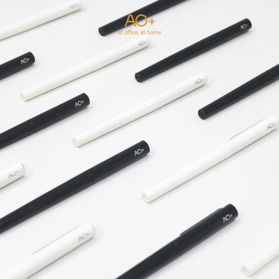 Bút Bi Gel AO+ Viết Gel Nắp cài BG102 Ngòi 0.5mm Mực Đen Trơn Tru Cho Học Sinh Văn Phòng